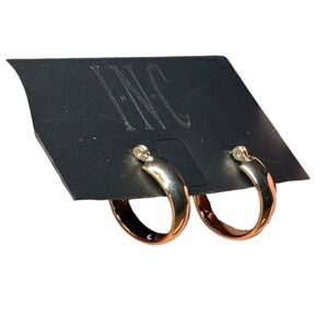 J49. INC International Concepts - Small Gold Hoops NEW